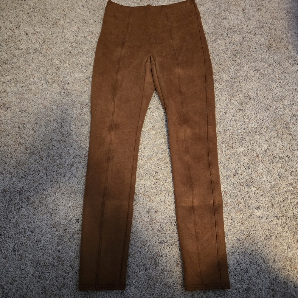 Spanx Faux Suede Leggings